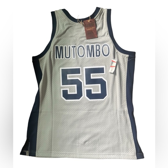 Georgetown University Dikembe Mutombo 90-91 Jersey - Picture 2 of 7
